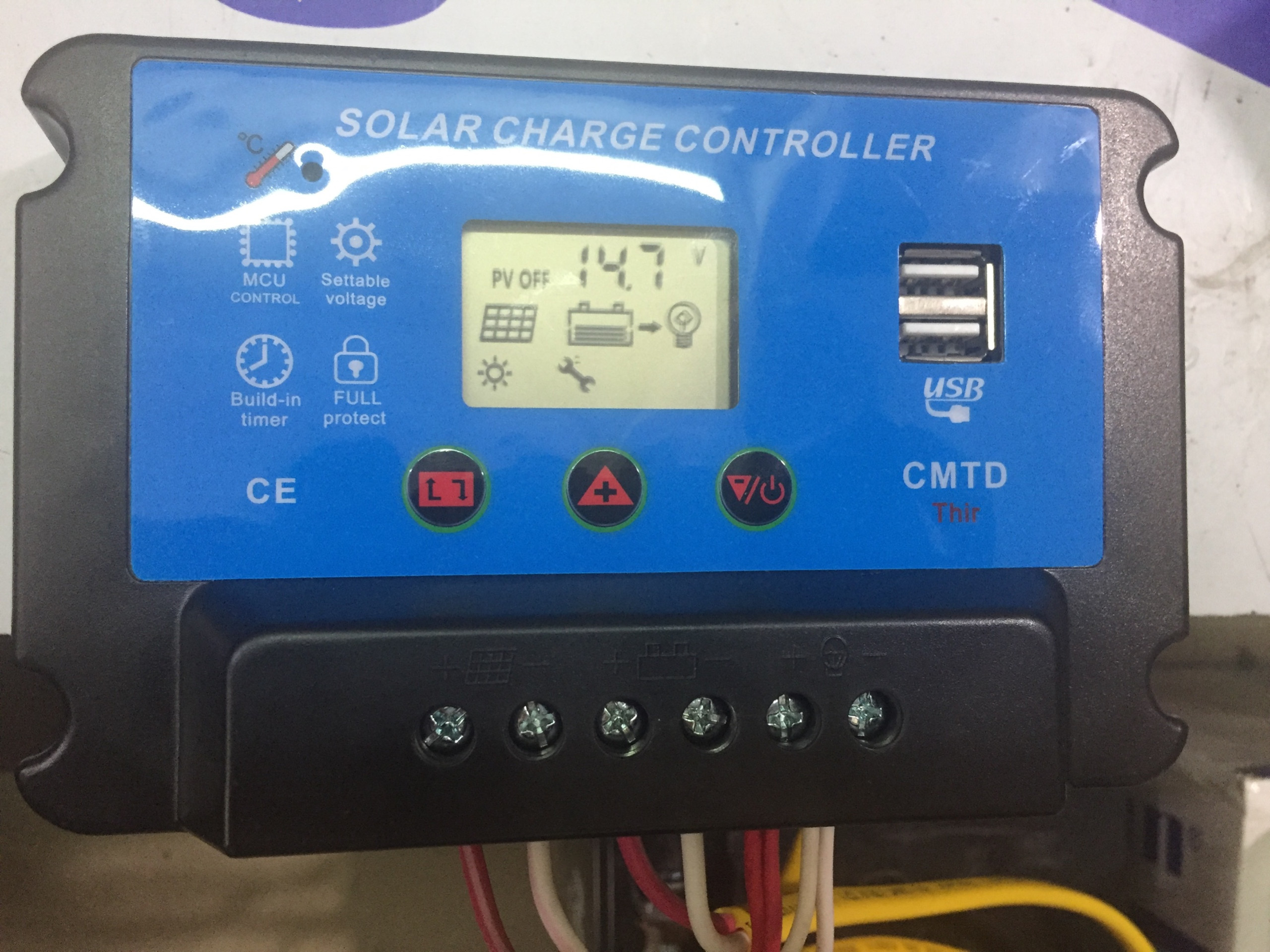 bộ điều khiển sạc solar charger controller 24v