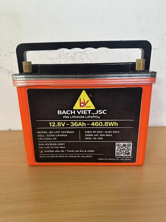 Pin LiFePO4 - 12V 36Ah