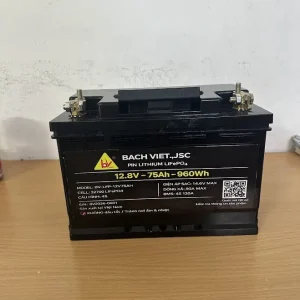 Pin LiFePO4 -12V 75Ah
